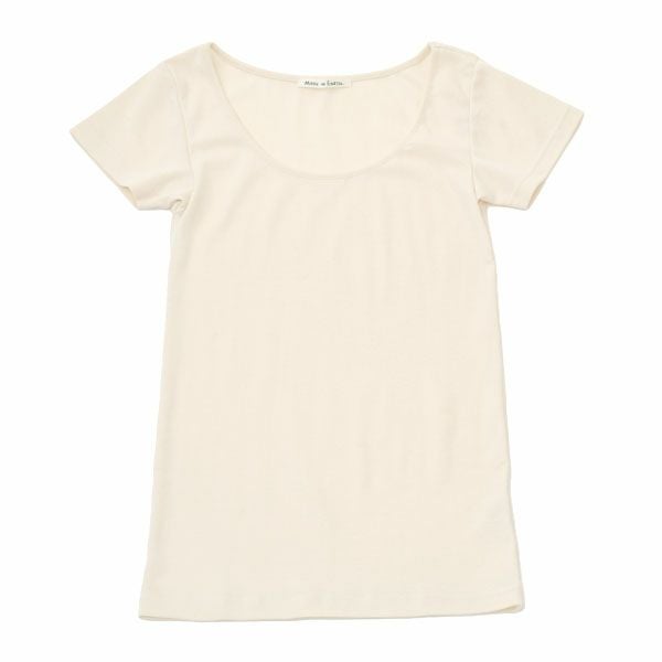 オーガニックコットン 薄手フレンチ袖インナー