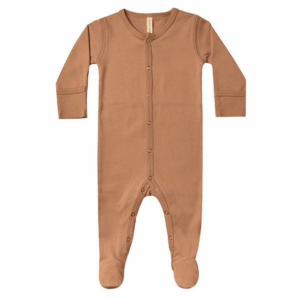オーガニックコットン ベビー 足つきカバーオール(長袖)