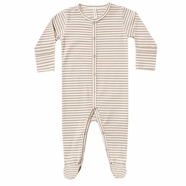 オーガニックコットン ベビー 足つきカバーオール(長袖)