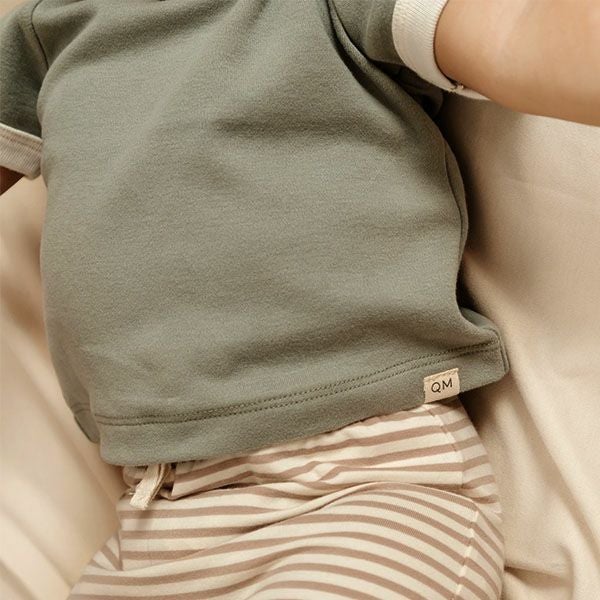 オーガニックコットン ベビーリンガーTシャツ (半袖)