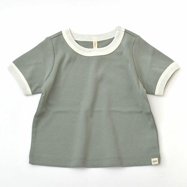 オーガニックコットン ベビーリンガーTシャツ (半袖)