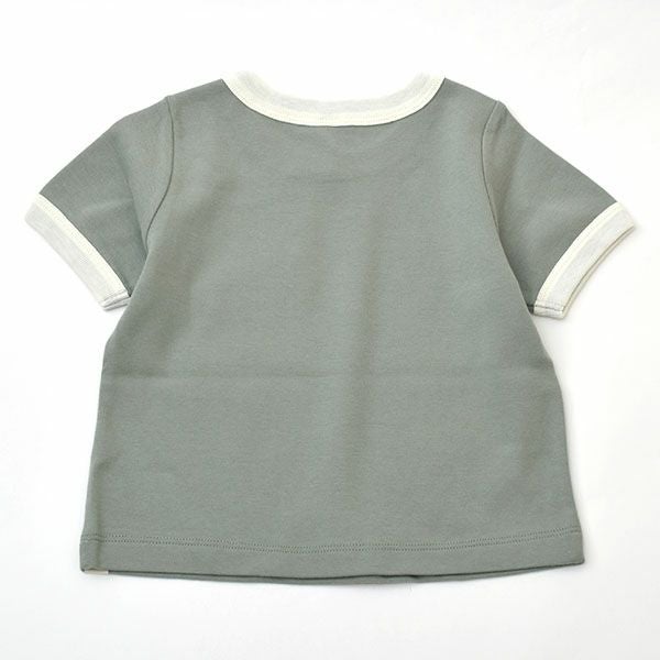 オーガニックコットン ベビーリンガーTシャツ (半袖)