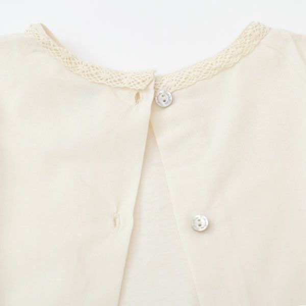 オーガニックコットン ベビーリックラックリボンサマードレス