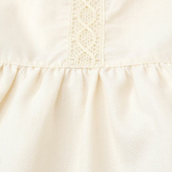 オーガニックコットン ベビーパフスリーブサマードレス