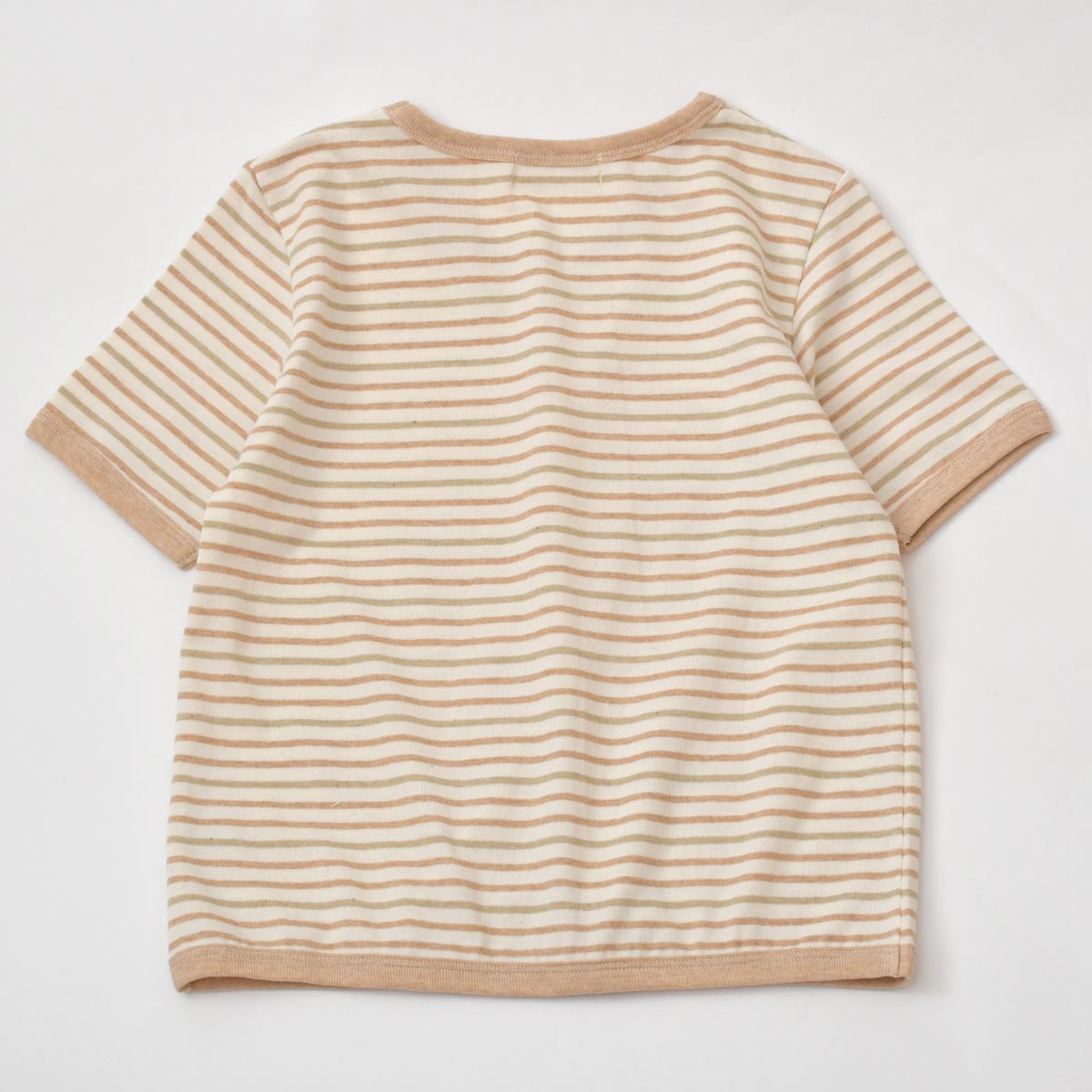オーガニックコットン キッズ Uネック半袖Tシャツ