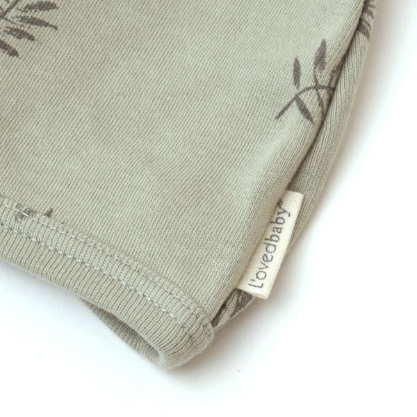 オーガニックコットン ベビー結び帽 Fern