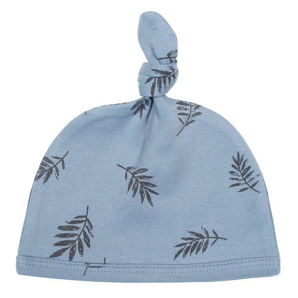 オーガニックコットン ベビー結び帽 Fern