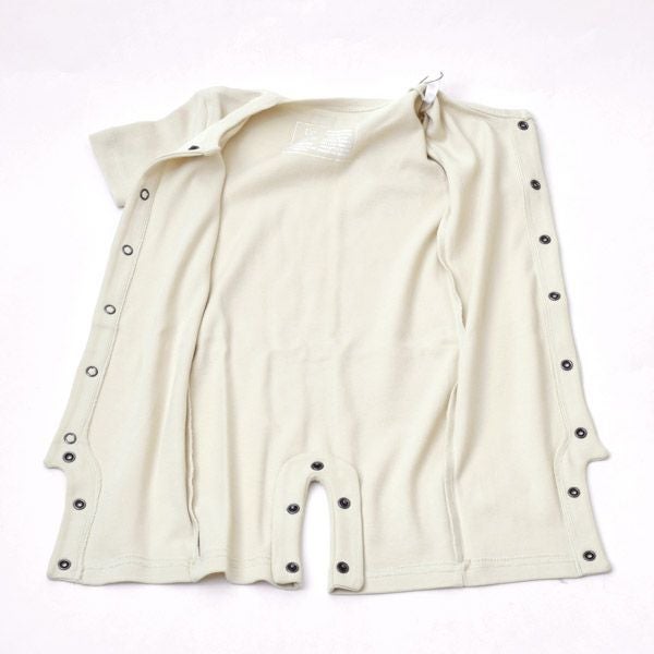 オーガニックコットン ベビー半袖ロンパース