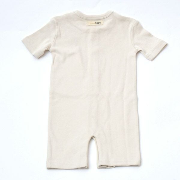 オーガニックコットン ベビー半袖ロンパース