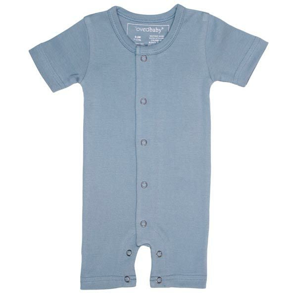 オーガニックコットン ベビー半袖ロンパース