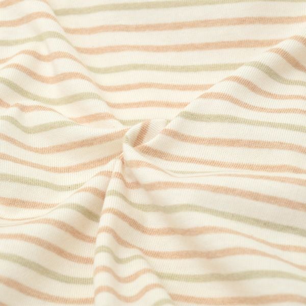 オーガニックコットン ベビー半袖ボーダーTシャツ