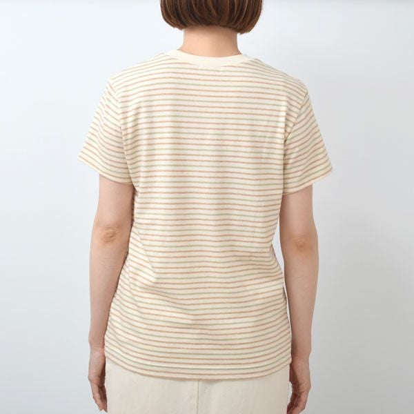 オーガニックコットン 半袖ボーダーＴシャツ