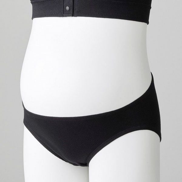 オーガニックコットン 肌にやさしいリブショーツ(浅ばき)