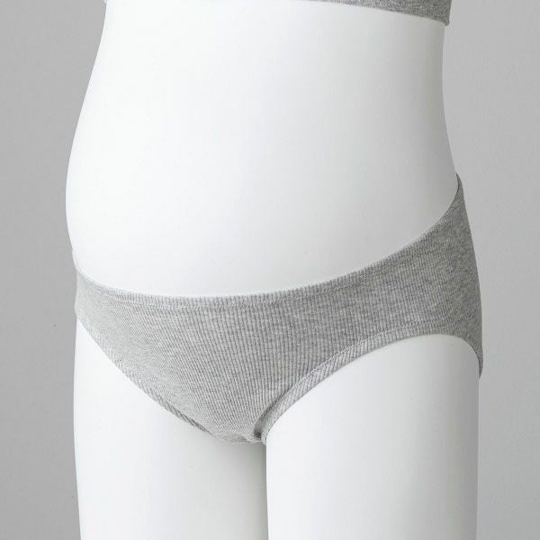 オーガニックコットン 肌にやさしいリブショーツ(浅ばき)