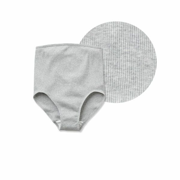 オーガニックコットン 肌にやさしいリブショーツ(深ばき)