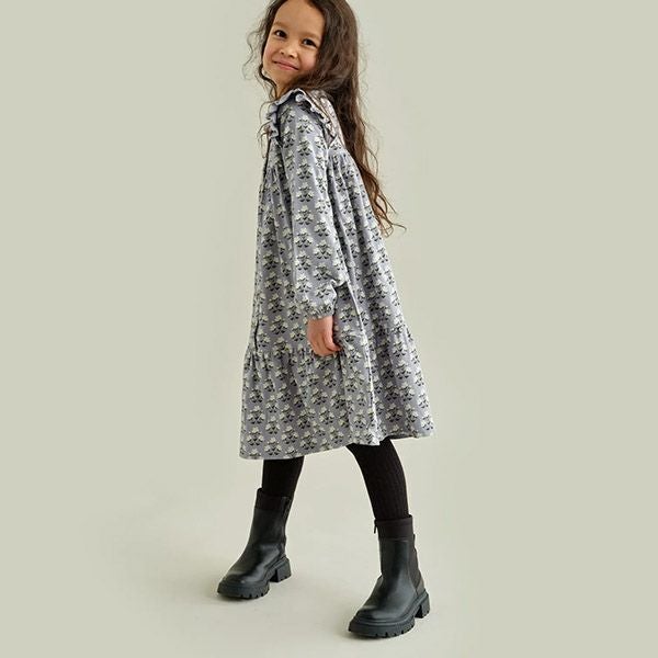 オーガニックコットン キッズワイドリブレギンス