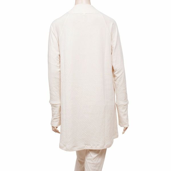 オーガニックコットン ガーゼエアニットハイネックパジャマ ナチュラル M