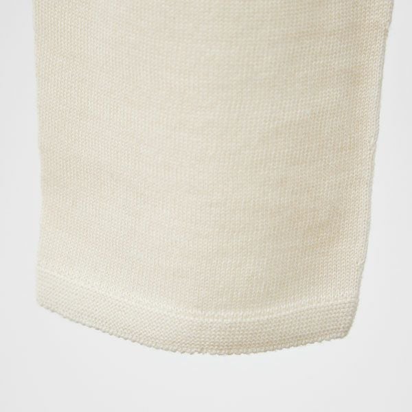 オーガニックコットン ホールガーメント薄手レギンス ナチュラル M-L