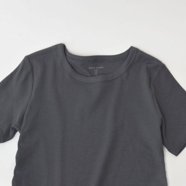 オーガニックコットン キッズラウンドネックシャツ(半袖)