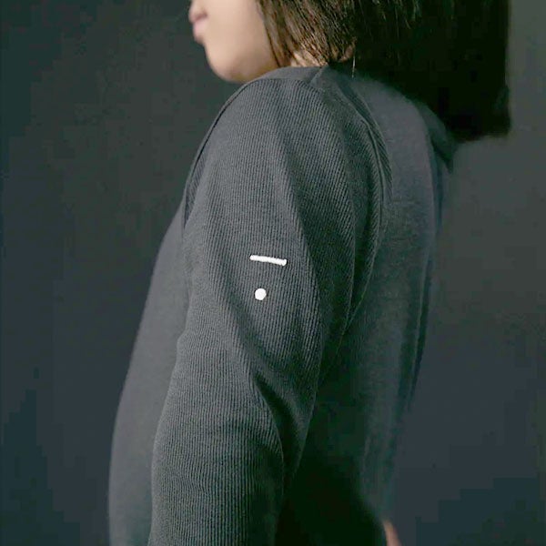 オーガニックコットン キッズヘンリーネックシャツ(長袖)