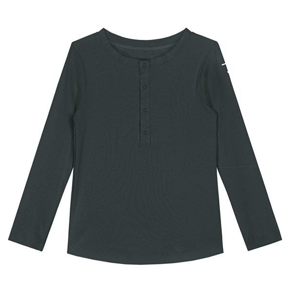 オーガニックコットン キッズヘンリーネックシャツ(長袖)