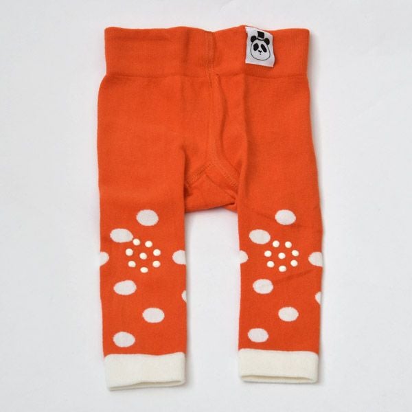 オーガニックコットン ベビーレギンス（膝滑り止め付）