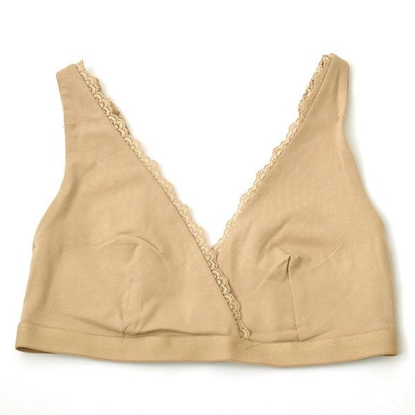 オーガニックコットン レースブラ