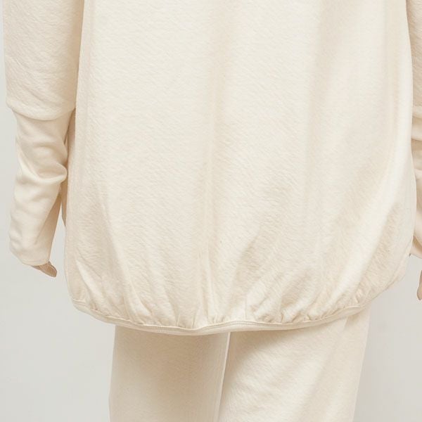 オーガニックコットン タートルウォーマーパジャマ ナチュラル M