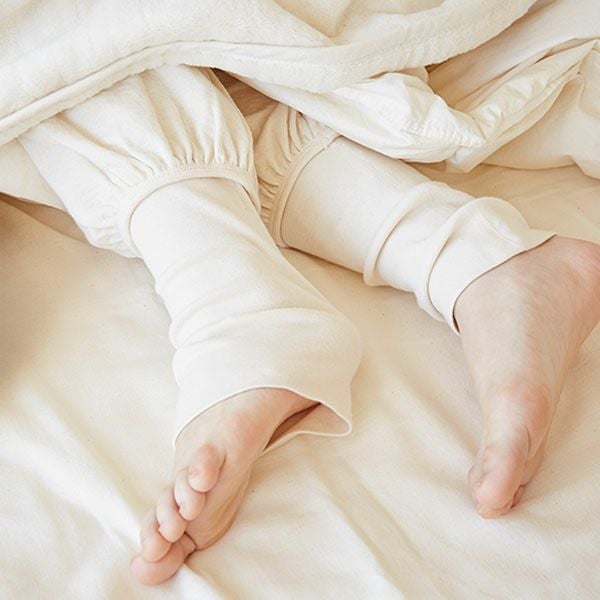 オーガニックコットン タートルウォーマーパジャマ ナチュラル M