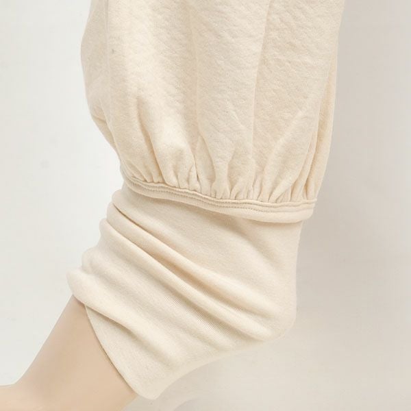 オーガニックコットン タートルウォーマーパジャマ ナチュラル M