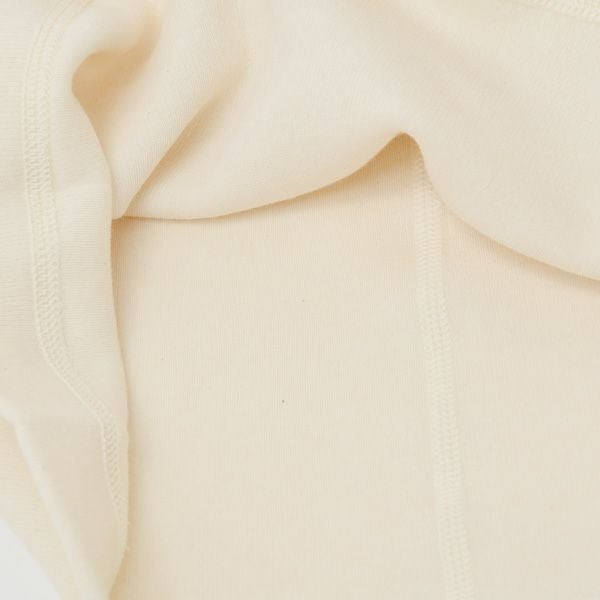 オーガニックコットン パンケーキニットハイネックプルオーバー