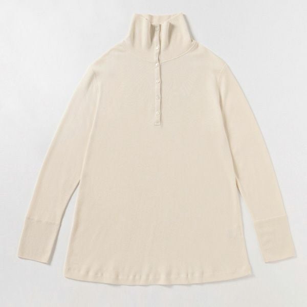 オーガニックコットン パンケーキニットパジャマ ナチュラル M