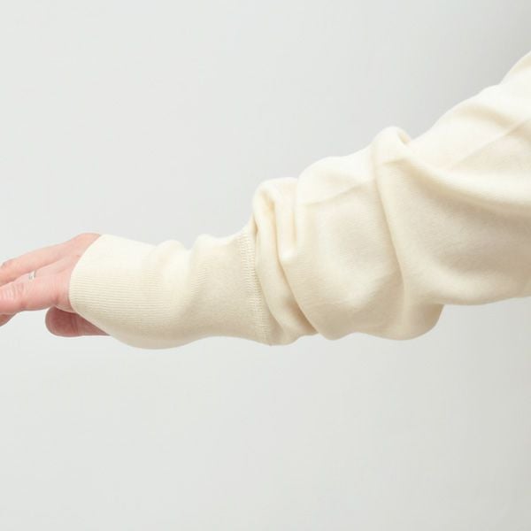 オーガニックコットン パンケーキニットパジャマ ナチュラル M