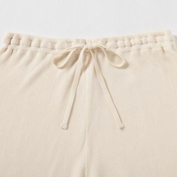 オーガニックコットン パンケーキニットパジャマ ナチュラル M