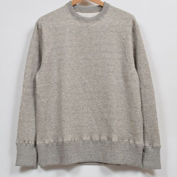 オーガニックコットン&ヤク裏毛メンズスウェットプルオーバー(長袖)