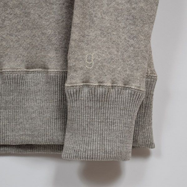 オーガニックコットン&ヤク裏毛メンズスウェットプルオーバー(長袖)