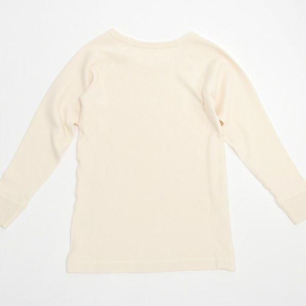 オーガニックコットン パンケーキニットラグラン9分袖