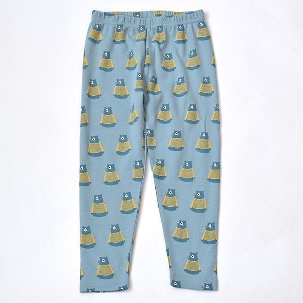 オーガニックコットン キッズ巾着つきパジャマ（長袖）Bear