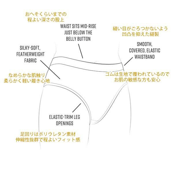 【SALE／10%OFF】 オーガニックコットン ビキニショーツ SB 2枚組