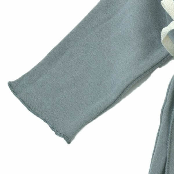 オーガニックコットン ベビー長袖あわせトップス＆足つきパンツ