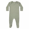オーガニックコットン ベビーリブ足つきカバーオール(長袖)
