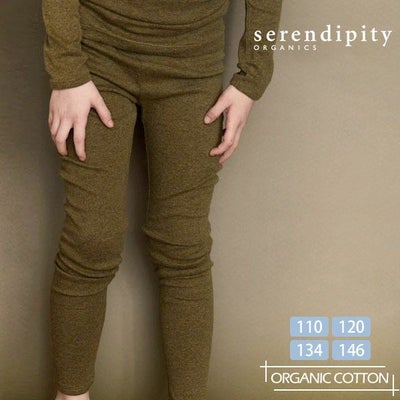 オーガニックコットン キッズ フライスレギンス