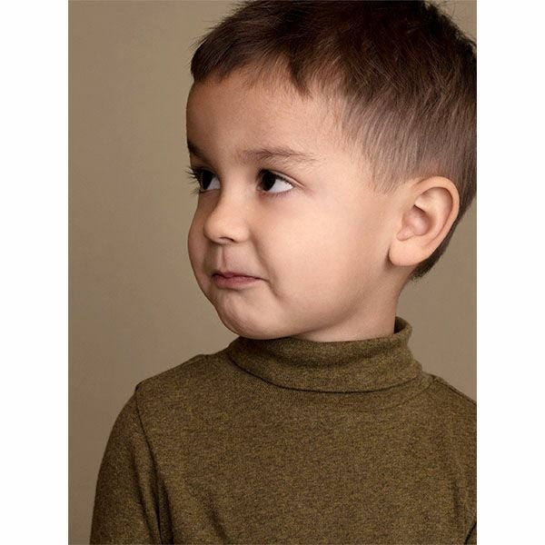 オーガニックコットン キッズ タートルネック