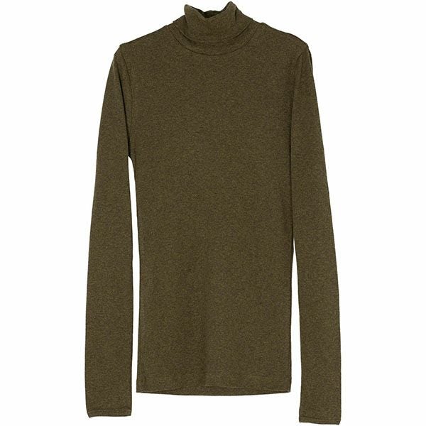 オーガニックコットン フライスタートルネック
