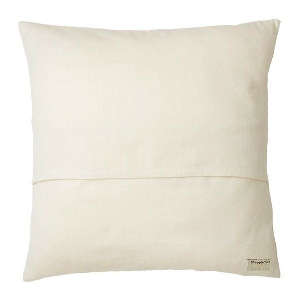 オーガニックコットン ツイル手刺繍クッションカバー