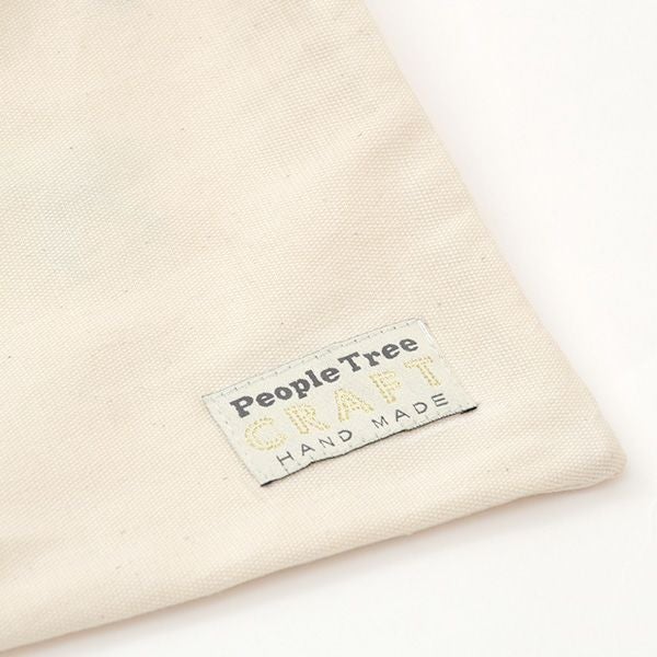 オーガニックコットン ツイル手刺繍クッションカバー