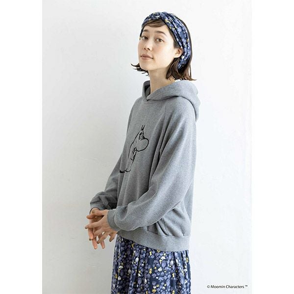 オーガニックコットン ムーミン谷の仲間たち 裏起毛パーカー