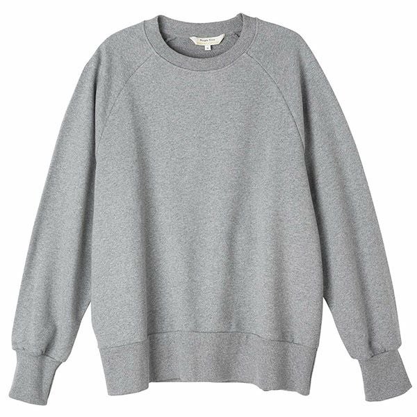 オーガニックコットン 裏毛スウェットトップ