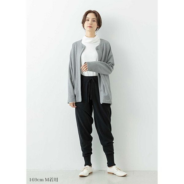 オーガニックコットン ニットリブパンツ