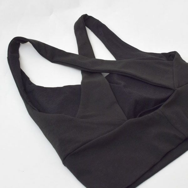 オーガニックコットン クリスクロスキャミブラ